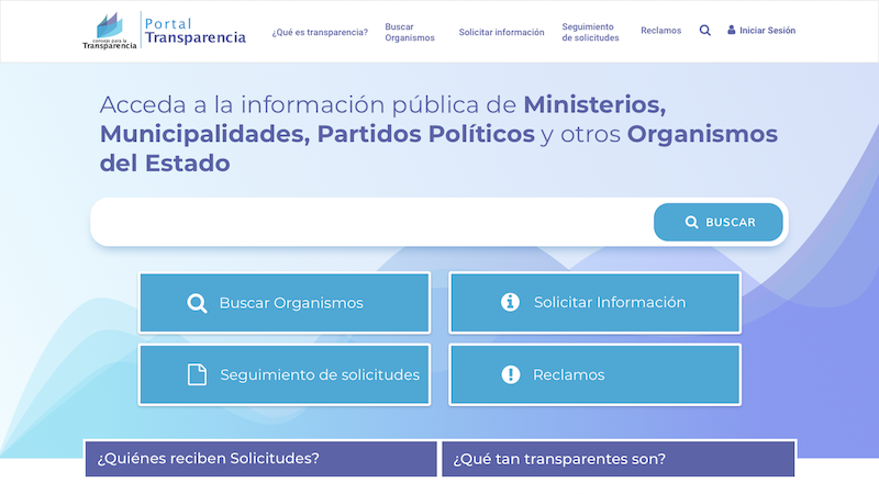 Council for Transparency of Chile Portal Redesign